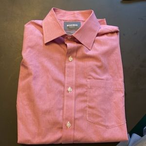 Bonobos dress shirt slim fit winkle free neck 16/arm 33